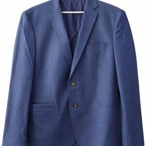 Murano Collezione Slim Fit Navy Blue Blazer 2XL